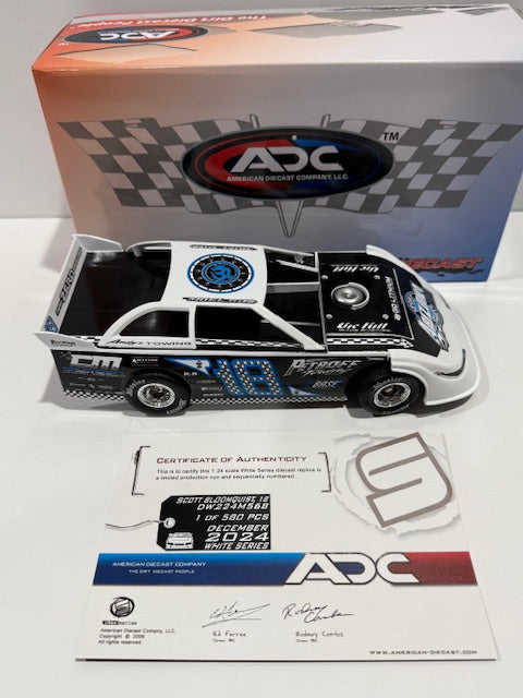 ADC 1/24 2024 #18 Scott Bloomquist Petroff Towing CM Tribute Dirt Late Model