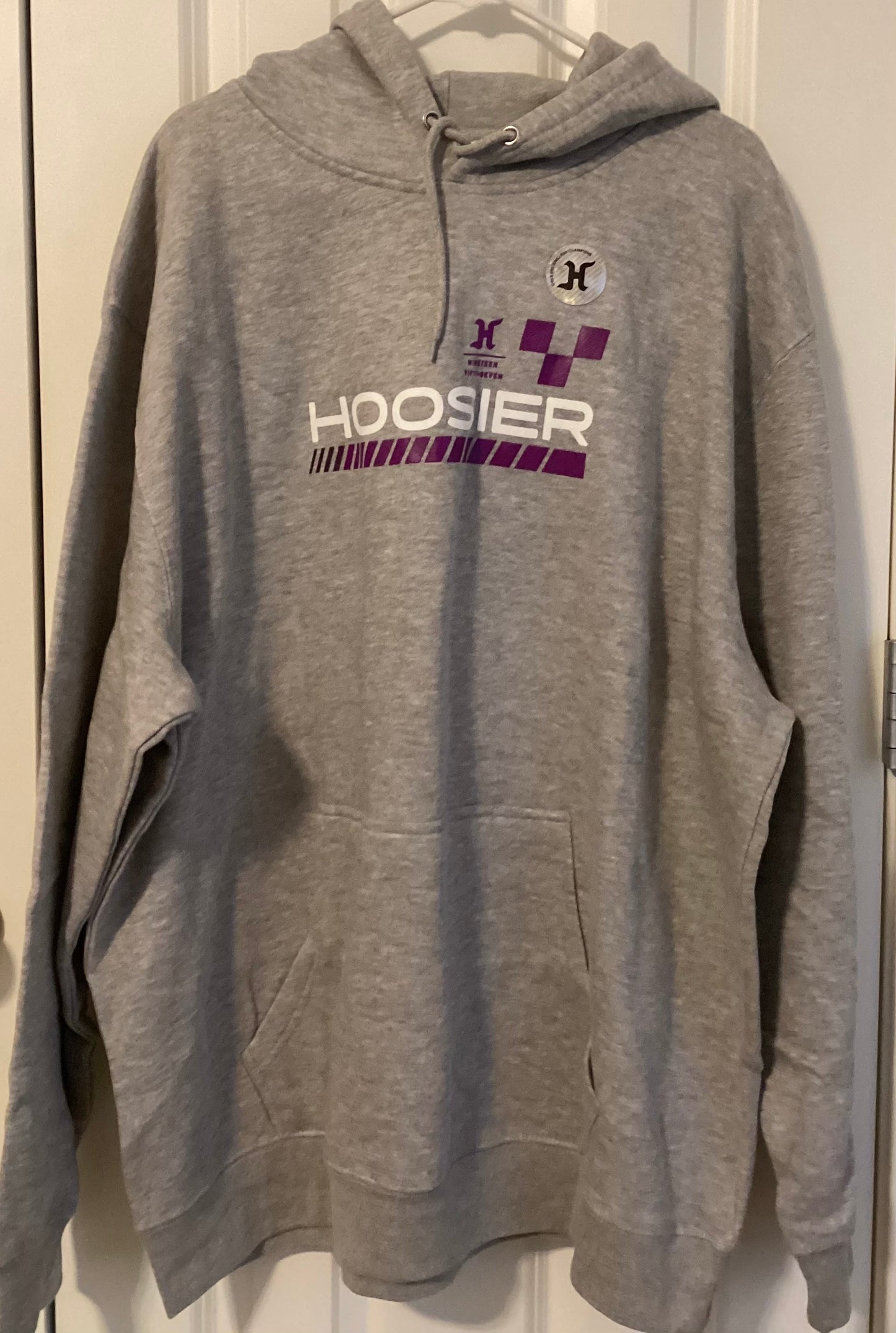 Hoosier Gray Hoodie- Unisex