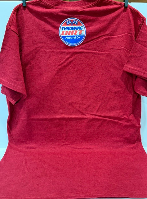 NEW! Throwing Dirt American Tradition 2026 Dirt Late Model Gildan Ultra Cotton T-shirt
