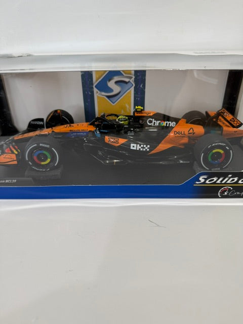 1/18 Solido Lando Norris #4 McLaren MCL39 Orange Australia 2025