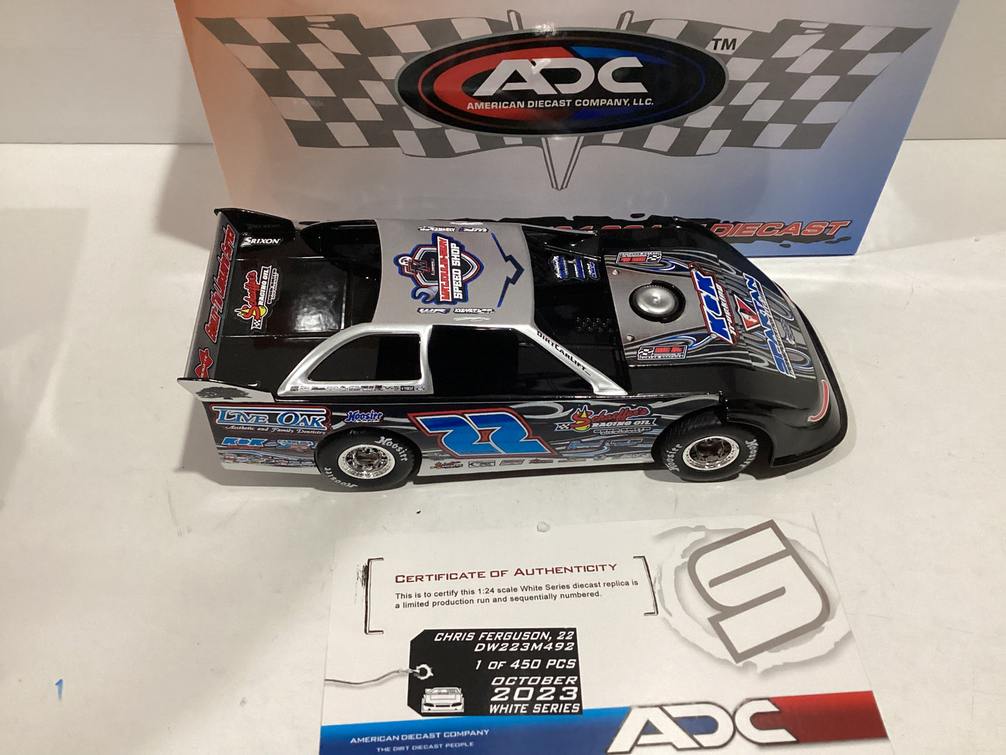 1/24 ADC Chris Ferguson 2023 Dirt Late Model