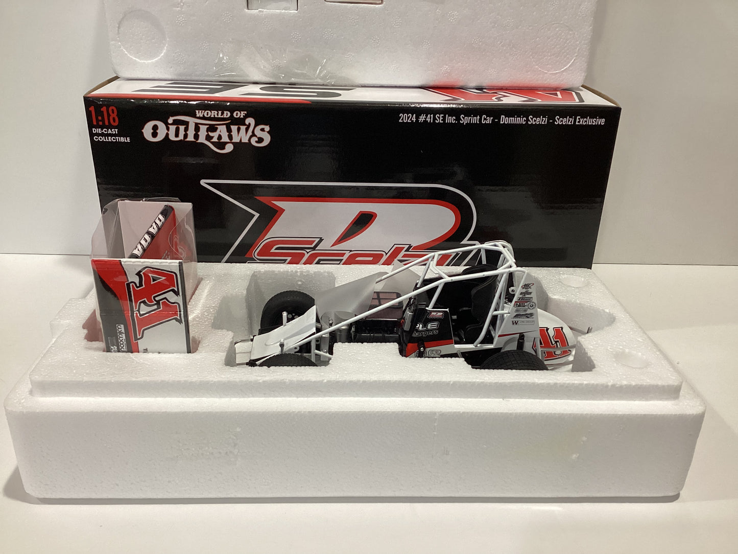 1/18 ACME Dominic Scelzi #41 SE Inc. 2024 Sprint Car