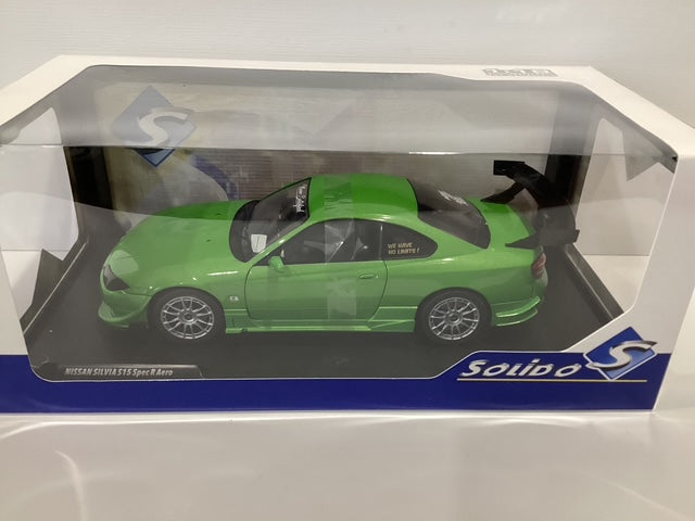 1/18 Solido Nissan Silvia S15 Spec R Aero Solido Works Metallic Green