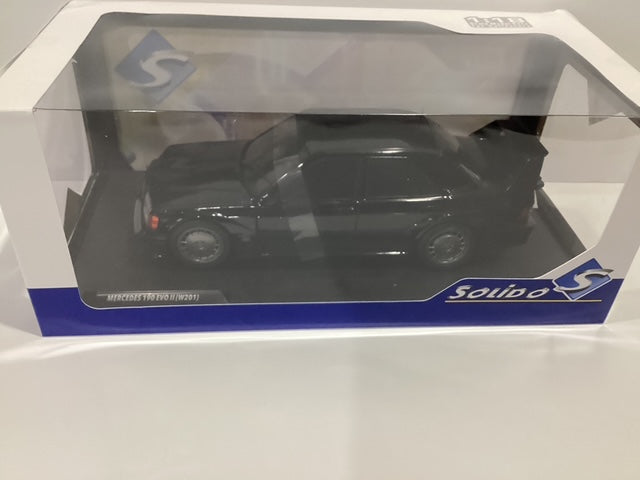 1/18 Solido Mercedes 190 EVO 11 (W201) Black Solido Works 1990