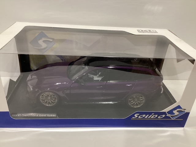 1/18 Solido BMW M3 (G81) Touring w/ Performance Parts Twilight Purple Pearl Metallic 2024