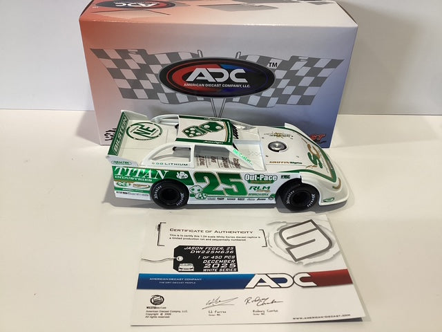 1/24 ADC Jason Feger #25 Titan Industries 2025 Dirt Late Model