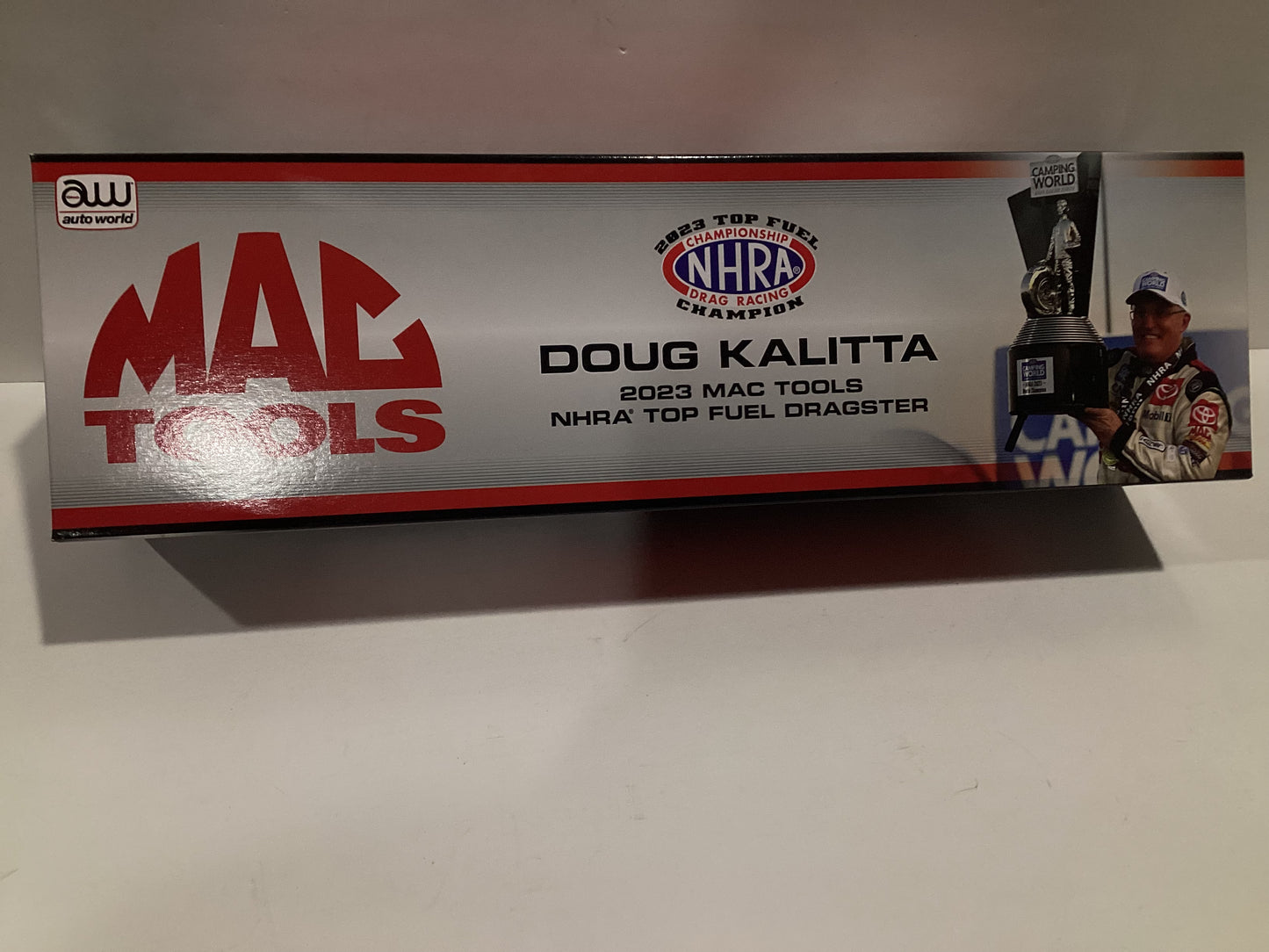 1/24 Auto World Doug Kalitta 2023 Mac Tools NHRA Top Fuel Dragster