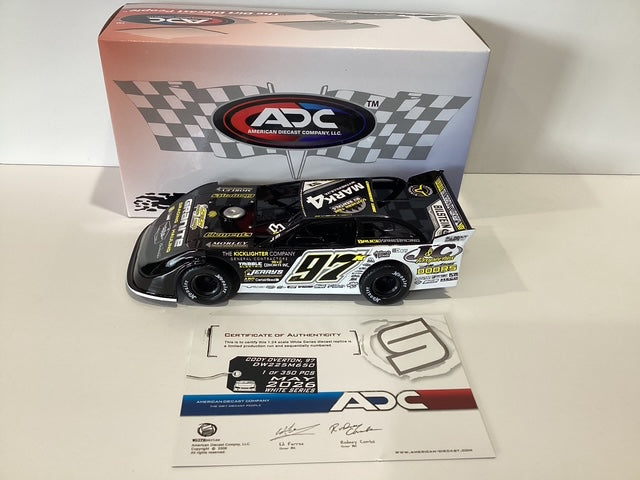1/24 ADC Cody Overton #97K Budweiser Morley 2026 Dirt Late Model