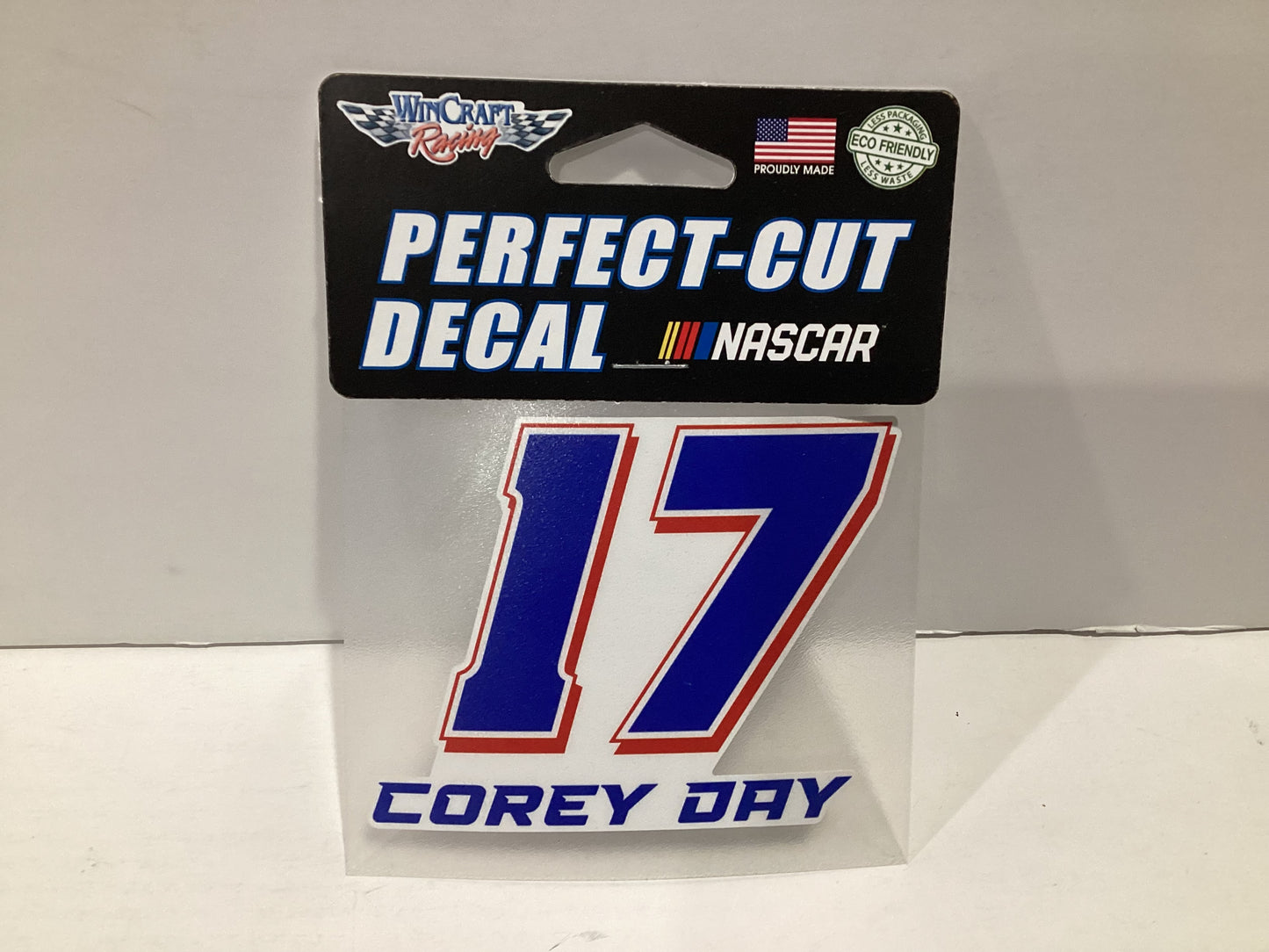 WinCraft Racing Perfect-Cut Decal Nascar #17 Corey Day