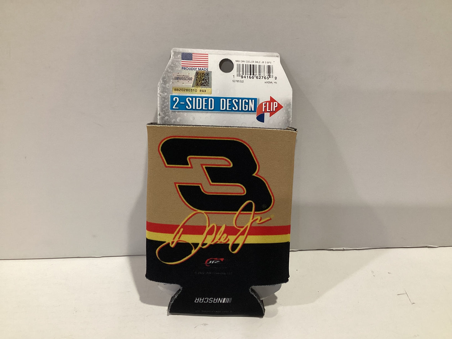 Nascar 12 oz. Can Cooler 2-Sided Design Bass Pro Shops #3 Dale Earnhardt Jr.
