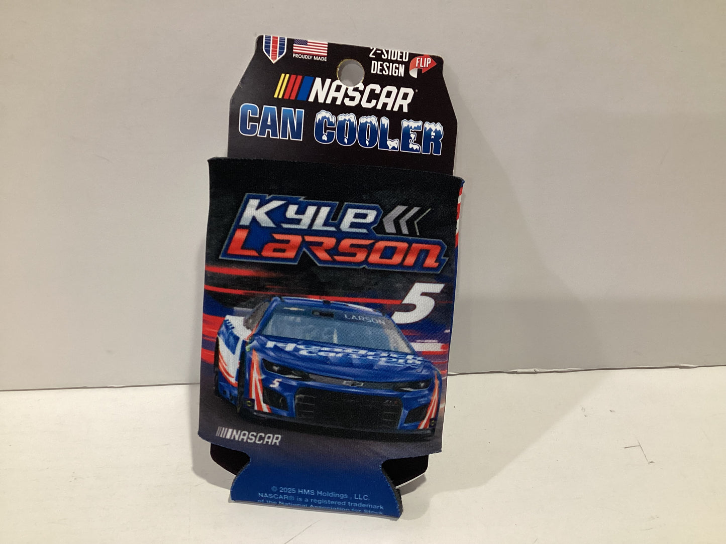 Nascar 12 oz. Can Cooler 2-Sided Design #5 HendrickCars.com Kyle Larson