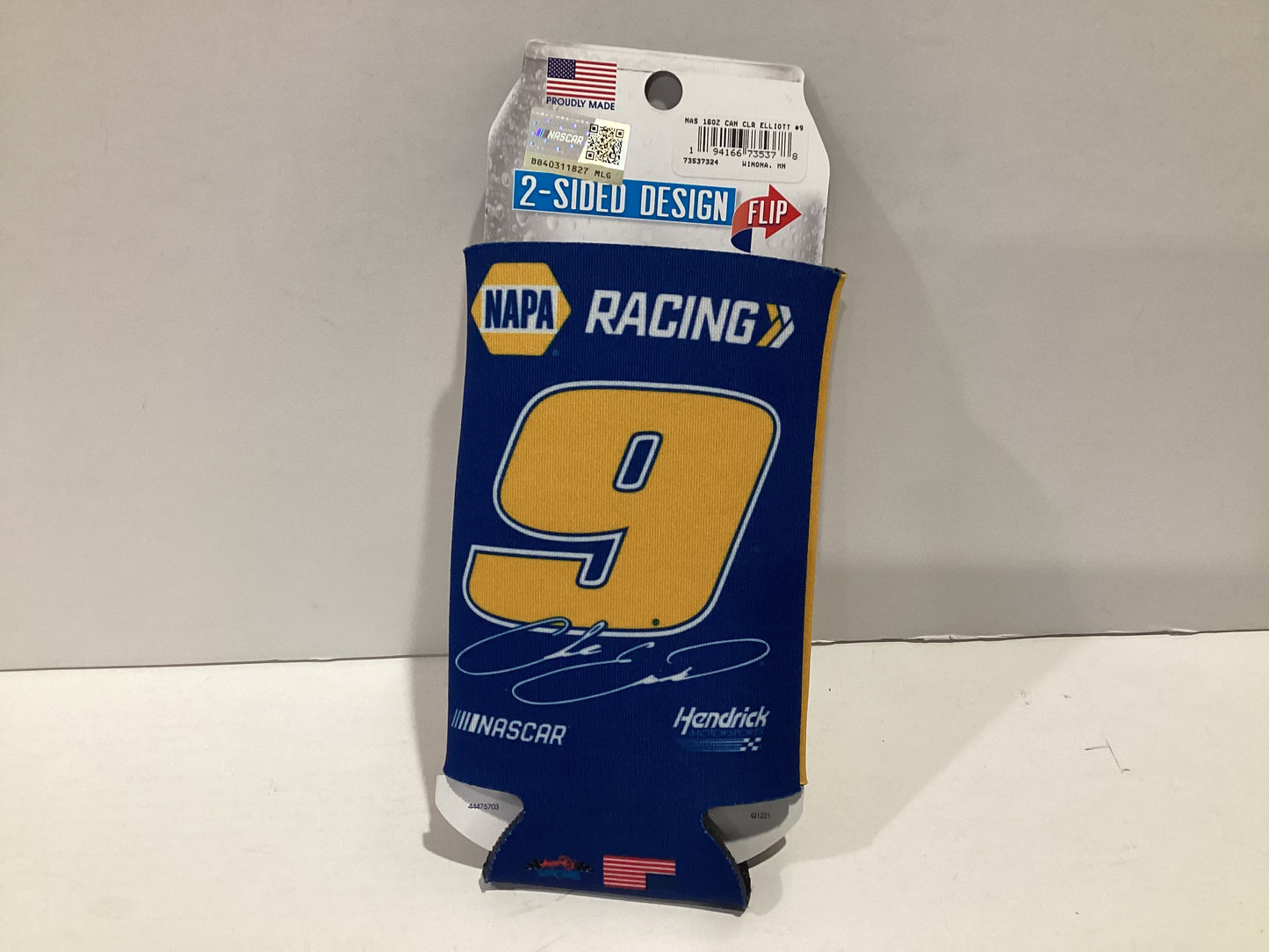 Nascar Can Cooler 2-Sided Design 16 oz. #9 Chase Elliott