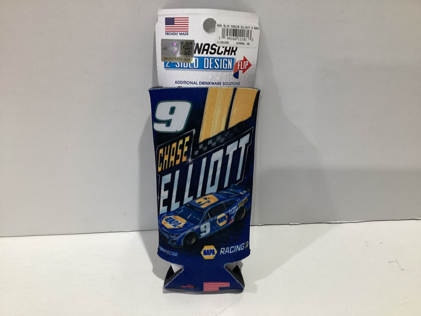 Nascar 12 0z. Slim Can Cooler 2-Sided Design #9 Chase Elliott