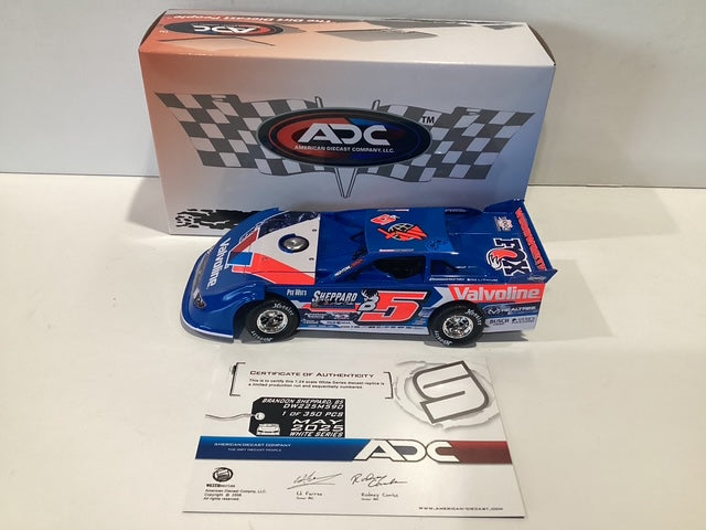 1/24 ADC Brandon Sheppard #B5 Valvoline 2025 Dirt Late Model
