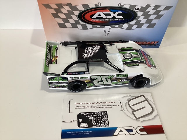 1/24 ADC Ricky Thornton Jr. #20RT Lone Wolf Petroleum Hoker Trucking 2025 Dirt Late Model