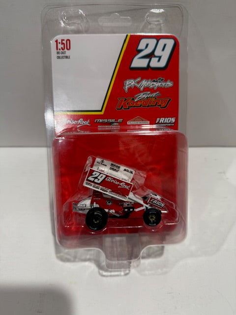 Acme 1/50 2024 #29 Bud Kaeding Alviso Rock Missile Motorsports Sprint Car