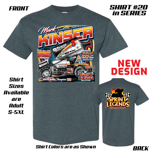 #5m Mark Kinser Mopar Sprint Legends T-Shirt