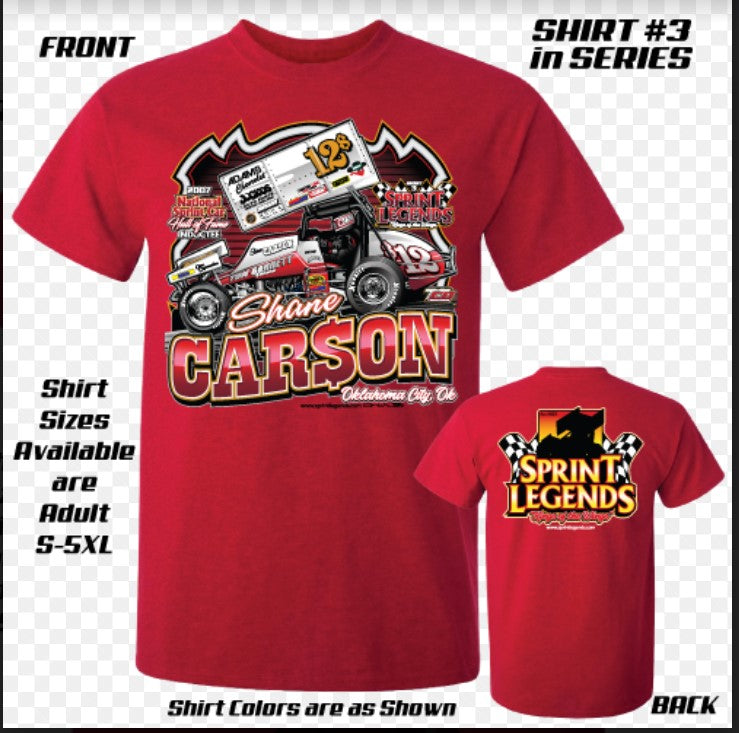 Sprint Legends $12 Shane Carson T-Shirt