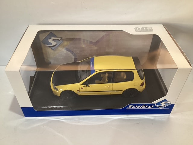 1/18 1991 Honda Civic (EG6) Spoon Version Yellow