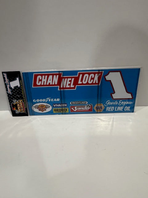 Sprint Legends #1 Sammy Swindell Channellock Metal Wing Board