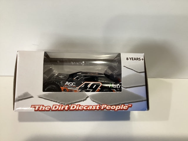 1/64 ADC 2025 #49 Jonathan Davenport Black Nutrien ASC Dirt Late Model