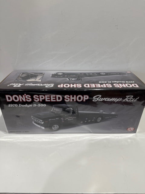 Acme 1/18 Garlits Don's Speed Shop Swamp Rat 1970 Dodge D-300 Ramp Truck