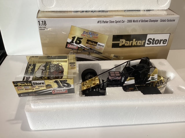 Acme 1/18 2006 Donny Schatz #15 Parker Store Gold Sprint Car WoO Champion