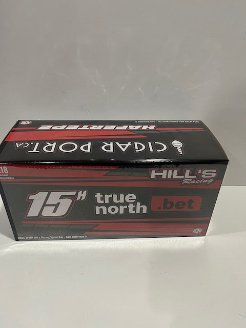 1/18 Acme 2024 #15h Sam Hafertepe Cigar Port True North Sprint Car