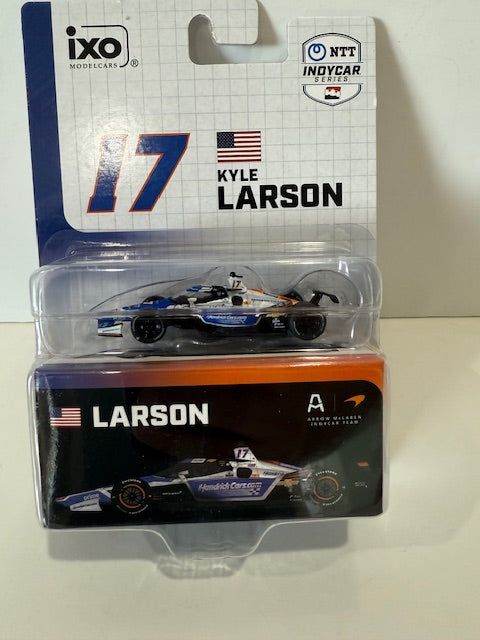 IXO 1/64 2025 #17 Kyle Larson Hendrickcars.com Amazon Prime Chevy McLaren Indy Car