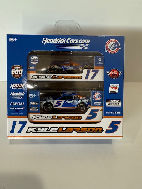 1/64 Kyle Larson Indy 500 Coke 600 Qualifying 2-Pack