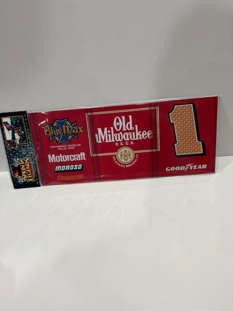 Sprint Legends Sammy Swindell #1 Old Milwaukee Metal Wing Board