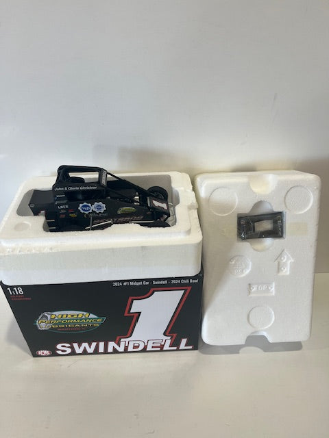 Acme 1/18 2024 #1 Sammy Swindell High Performance Lubricants Chili Bowl Midget