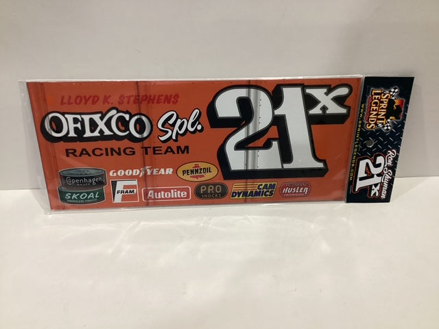 Sprint Legends Ron Shuman #21X Ofixco Wing Board