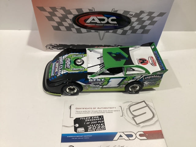 1/24 ADC 2025 #1 Tyler Erb Best Performance First Class Septic Dirt Late Model
