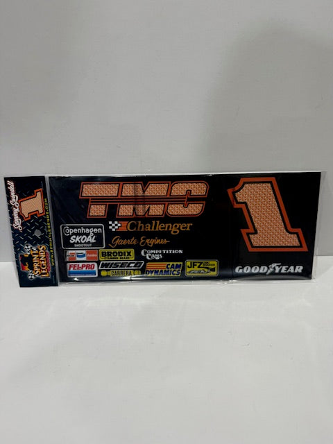 Sprint Legends Sammy Swindell #1 TMC Metal Wing Board