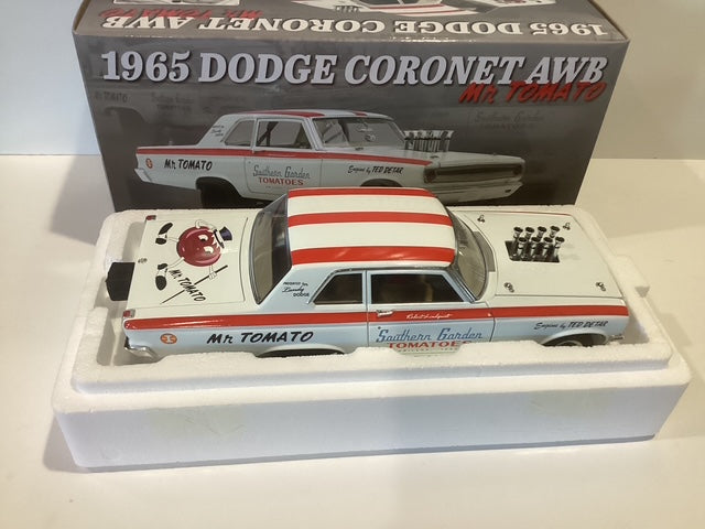 Acme 1/18 Mr. Tomato 1965 Dodge Coronet AWB