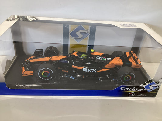 1/18 Solido McLaren F1 Team MCL38 Miami GP 2024