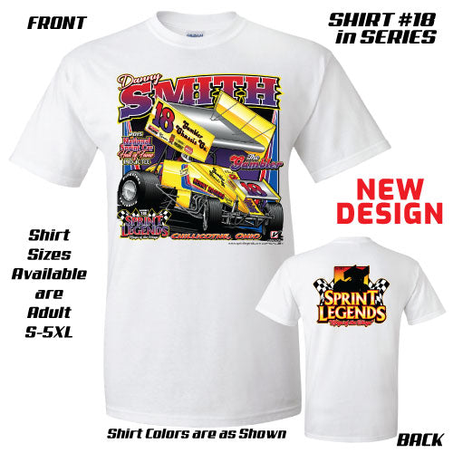 Danny Smith #18 Gambler Chassis Sprint Legends T Shirt