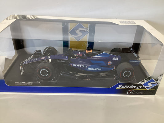 1/18 Solido Williams F1 Team FW46 Saudi Arabia GP 2024