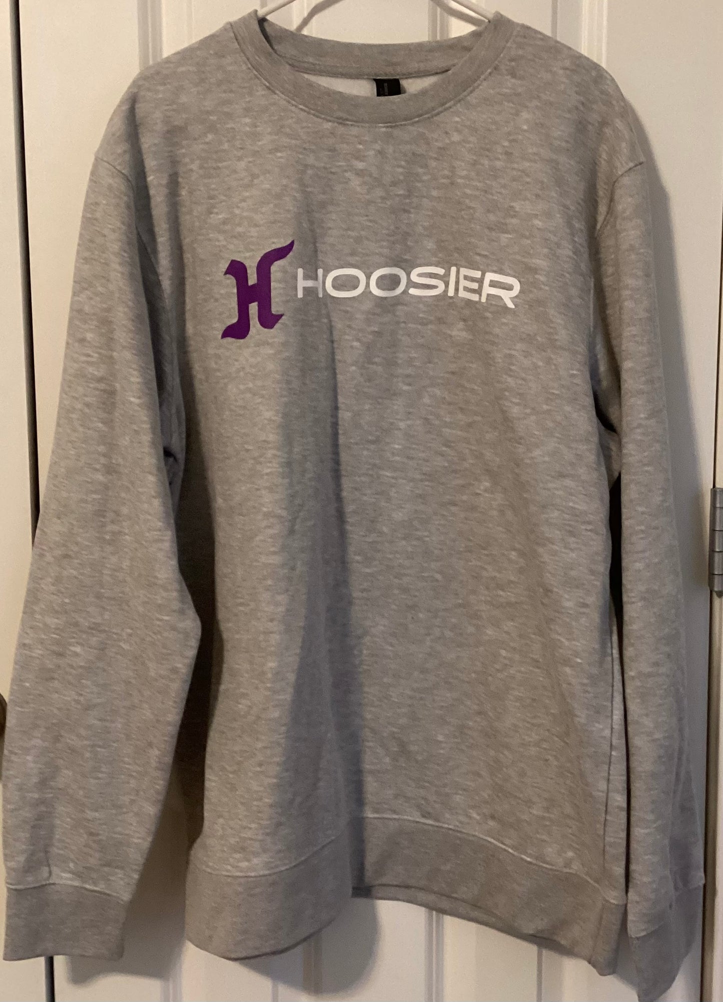 Hoosier Gray Crewneck Sweatshirt- Unisex