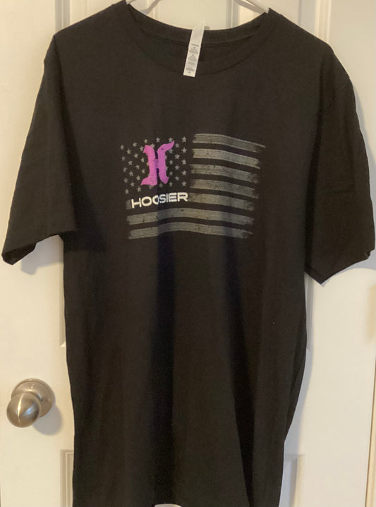 Hoosier Black Flag T-shirt- Men's
