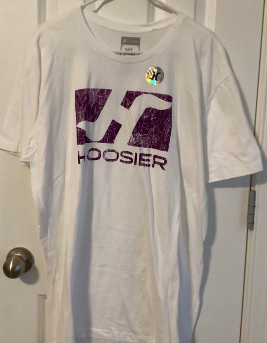 Hoosier White Men's T-shirt- CLEARANCE
