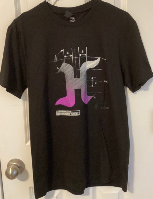 Hoosier Black T-shirt- Men's