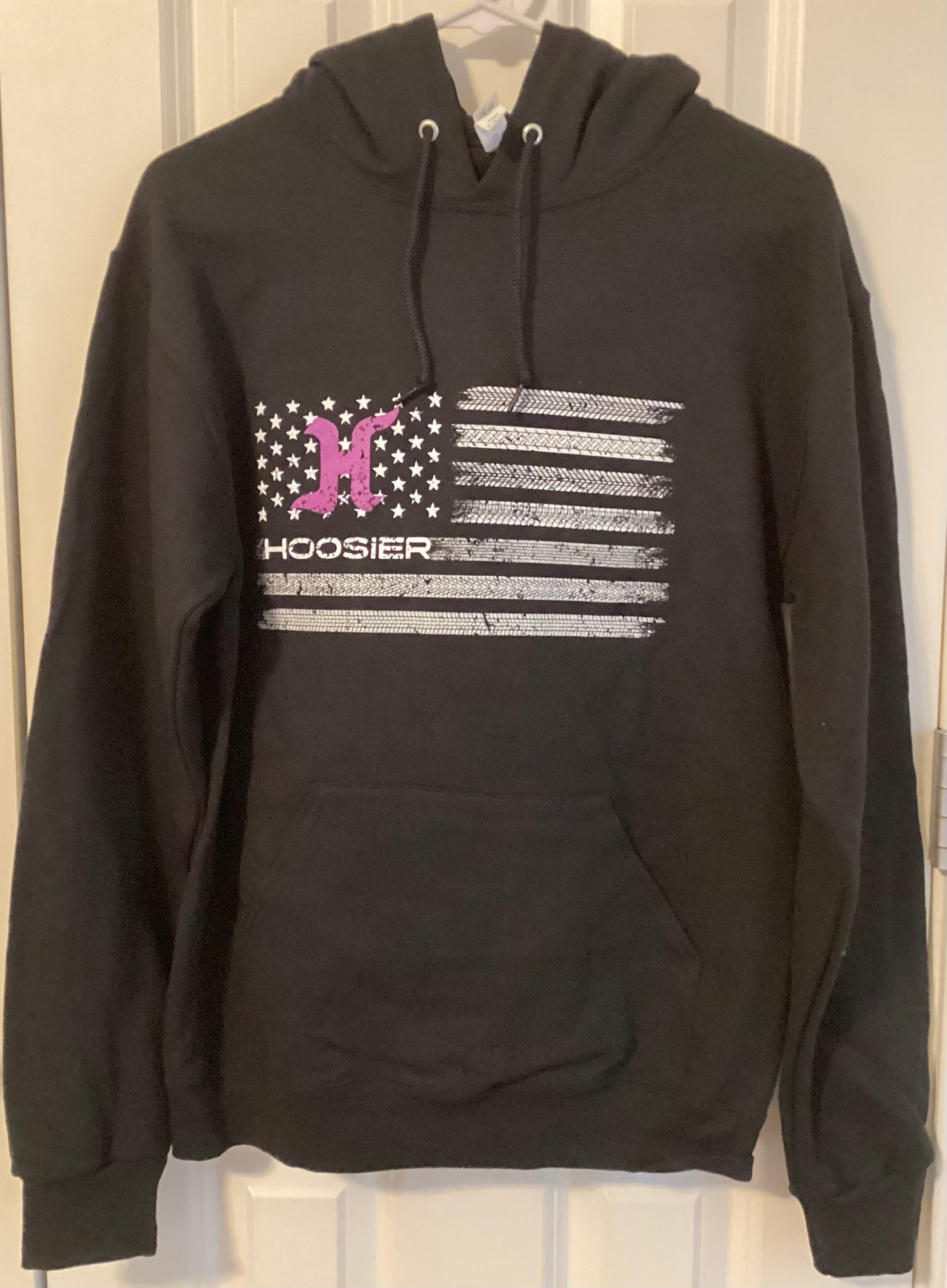 Hoosier Black Flag Hoodie- Unisex