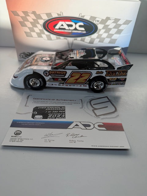 1/24 ADC #22 Chris Ferguson Patriot Meat Processing Live Oak 2024 Dirt Late Model