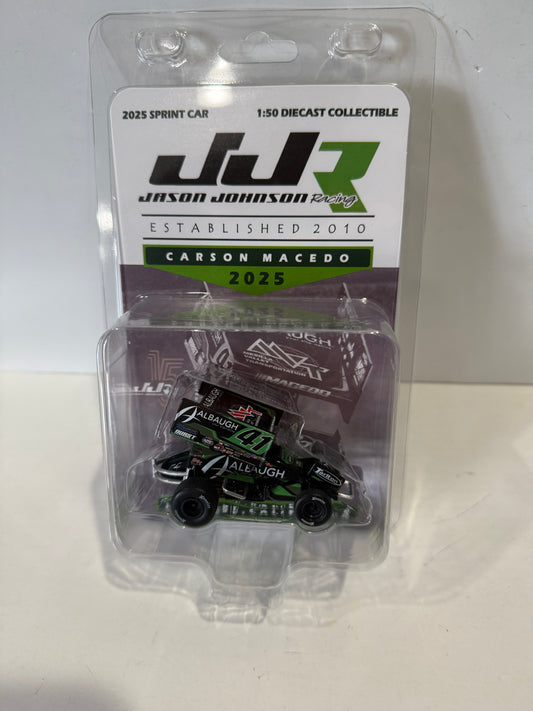 1/50 ACME Carson Macedo #41 Jason Johnson Racing 2025 Sprint Car