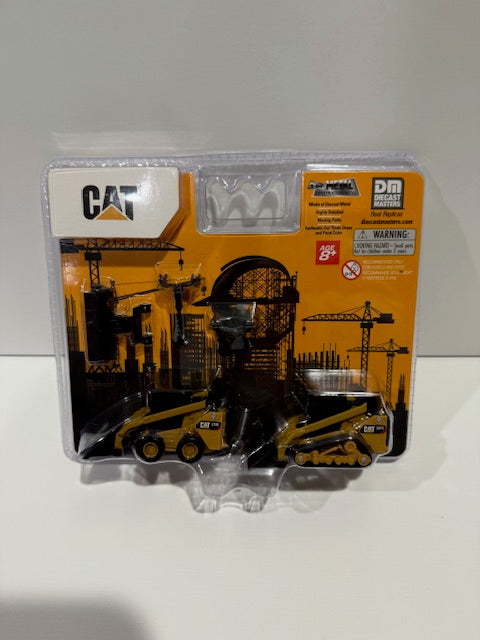 1/64 Diecast Masters CAT 272 Skid Steer Loader & CAT 29702 Compact Track Loader