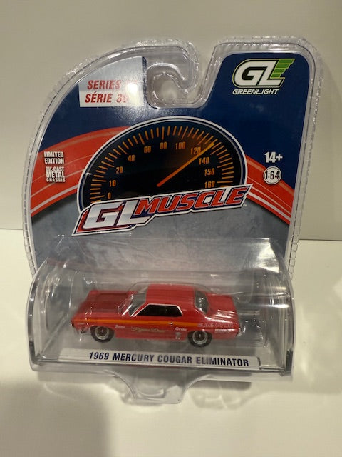 1/64 Greenlight GL Muscle 1969 Mercury Cougar Eliminator