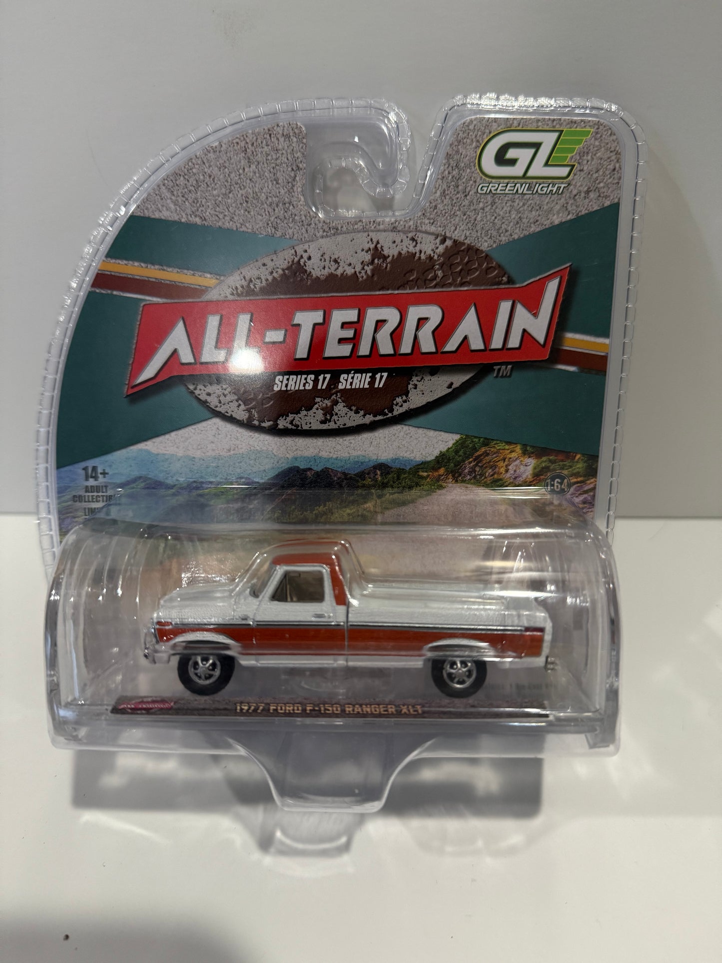 1/64 Greenlight All Terrain Series 17 1977 Ford F-150 Rambler XLT