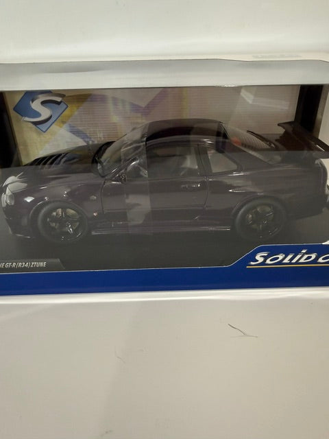 1/18 Solido Nissan Skyline GT-R (R34) ZTune Midnight Purple 1999